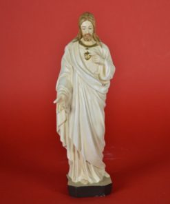 Jezus Heilig Hart wit met goud