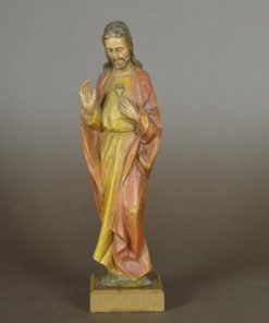 Jezus Heilig Hart - Art Deco - hout