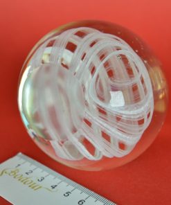 Presse-Papier met witte spiraal