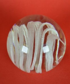 Presse-Papier met witte spiraal