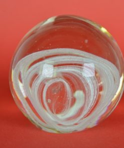 Presse-Papier met witte spiraal