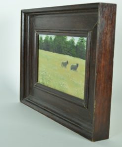 Schilderij met schapen in een weiland