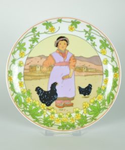 Unicef Wandbord Children of the World № 2 Tibet Heinrich Villeroy & Boch porselein