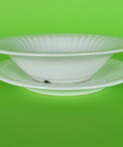 Fruittest wit met een ribbel - aardewerk