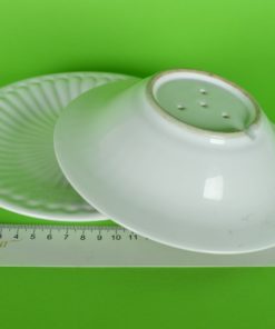 Fruittest wit met een ribbel - aardewerk