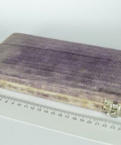 Goudweegschaal met gewichten in cassette - koper