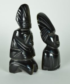 Mexicaanse beeldjes van krijgers - goudobsidiaan