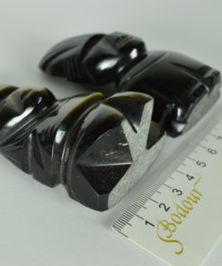 Mexicaanse beeldjes van krijgers - goudobsidiaan