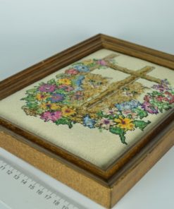 Borduurwerk met poezen