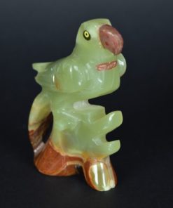Papegaai van groene onyx