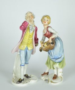 Goebel porselein figuren stelletje man en vrouw