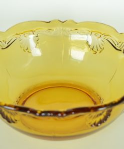 Schaal Inwald Barock Glas Amber
