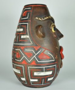 Vaas met gezicht - Aardewerk