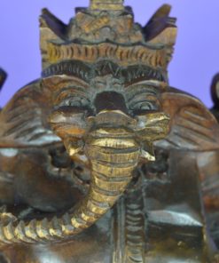 Beeld Balinese Ganesha van hout