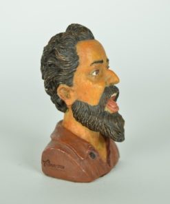 Gouden Gaper - bruin zonder hoofddeksel - miniatuur replica kunsthars