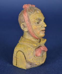Gouden Gaper met rode zakdoek miniatuur replica - kunsthars