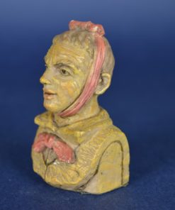 Gouden Gaper met rode zakdoek miniatuur replica - kunsthars