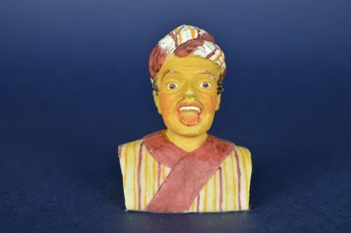 Gouden Gaper met rood gestreepte hoofdband miniatuur replica - kunsthars