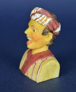 Gouden Gaper met rood gestreepte hoofdband miniatuur replica - kunsthars