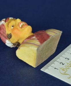 Gouden Gaper met rood gestreepte hoofdband miniatuur replica - kunsthars