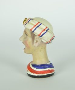 Gouden Gaper tulband rood-wit-blauw miniatuur replica - kunsthars