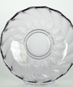 Schotels van paars glas -set van 6