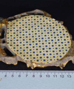 Bloemen schilderijtje in barok gouden lijst