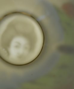 Theepot met 2 kop- en schotels met Geisha gezichtje - porselein