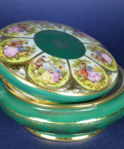 Ronde doos - Royal Vienna Love story - JKW porselein Karlsbad