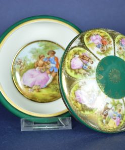 Ronde doos - Royal Vienna Love story - JKW porselein Karlsbad