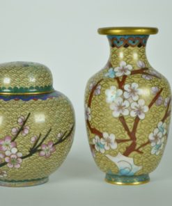 Cloisonné met Japanse kersenbloesem