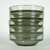 Dessertschalen grijs glas