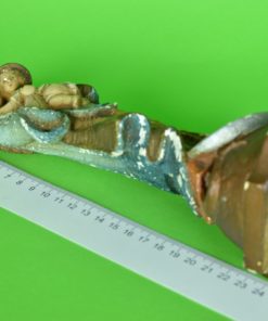 Mariabeeld met kind op maansikkel -steen