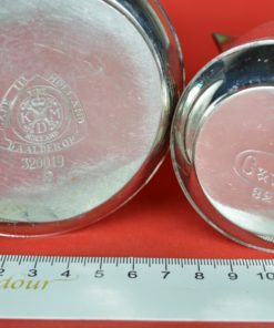 Koffie-, theepot met kannetje - Daalderop en C & v V - zilverkleurig metaal