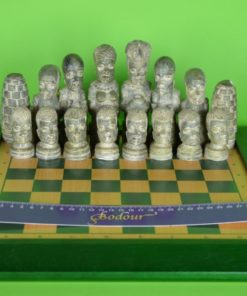 Schaakstukken - Afrikaanse figuren van steen