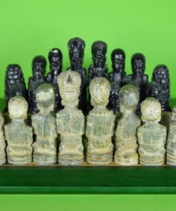 Schaakstukken - Afrikaanse figuren van steen