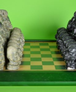 Schaakstukken - Afrikaanse figuren van steen