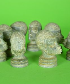 Schaakstukken - Afrikaanse figuren van steen