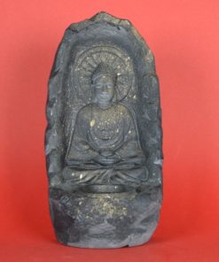 Boeddha met waxinelicht van steen