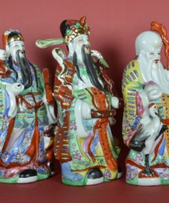 Fu Lu Shou drie Chinese geluksgoden - porselein