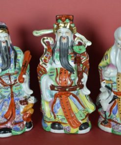 Fu Lu Shou drie Chinese geluksgoden - porselein