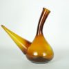 Porrón Spaanse decanteerkaraf - amberkleurig glas