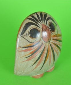 Uil beeld - Tonala keramiek Hand Painted Folk Mexico