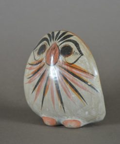 Uil beeld - Tonala keramiek Hand Painted Folk Mexico