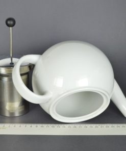 Bodum theepot met RVS filter - Porselein wit - 1 liter