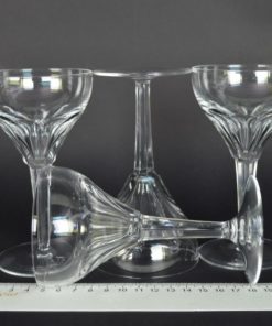 Glazen kristal, groot kleurloos - set van 4