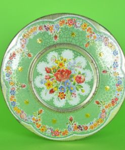 Koektrommel groen mozaiek - metaal