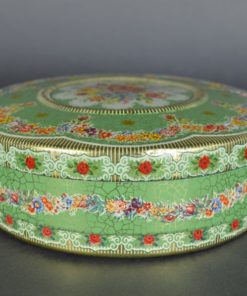 Koektrommel groen mozaiek - metaal