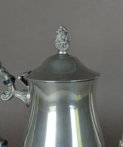 Klassieke Koffiepot op pootjes zilverkleurig - metaal