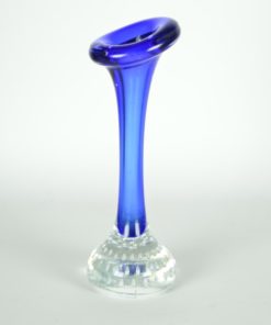 Spijkervaas - blauw kristal